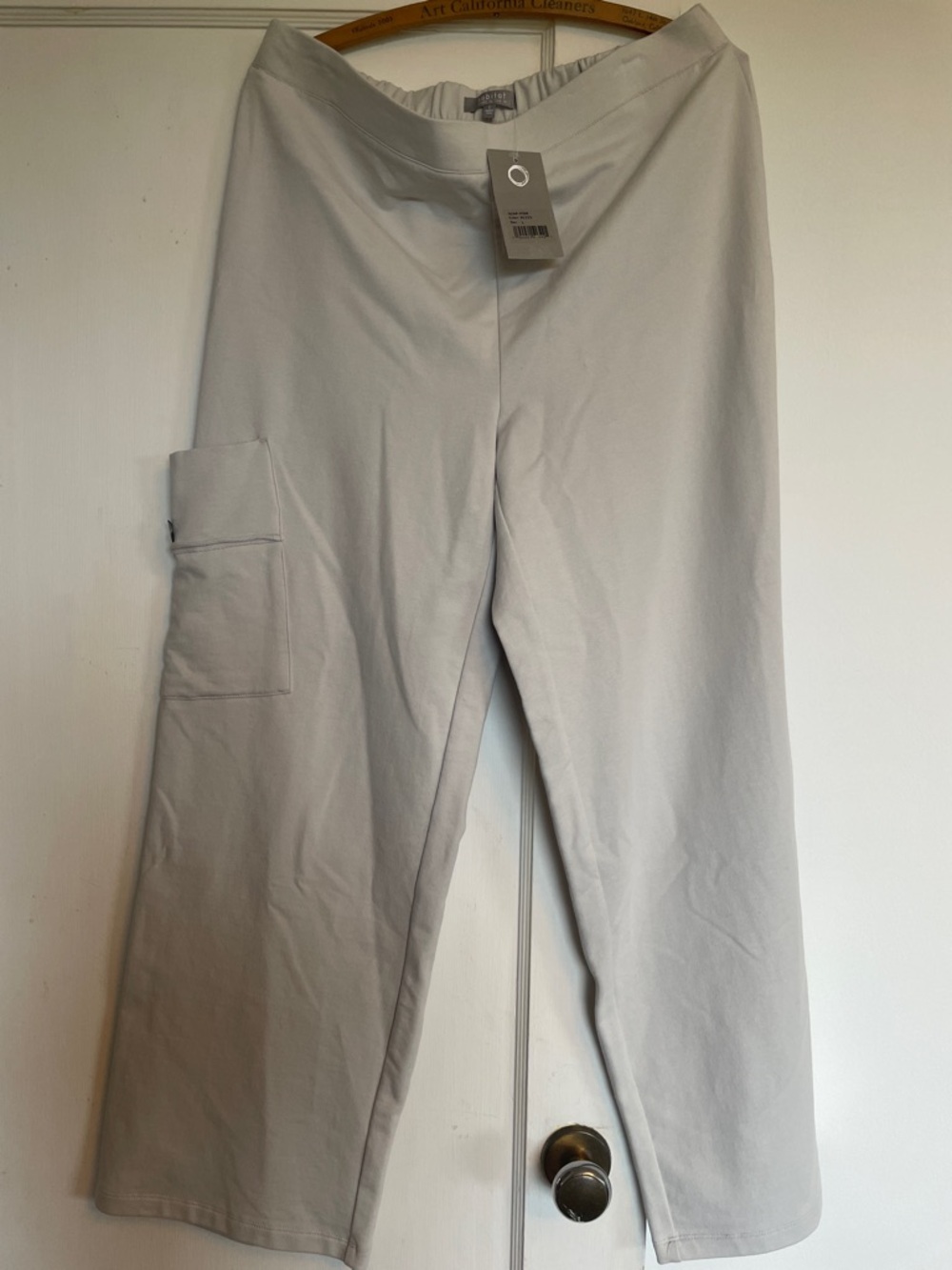 Habitat Women's Light Gray Wide-Leg Pants